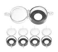 COHEALI 5pcs Plastic Push Button Cap Protector for 22mm Emergency Stop Switch, Safety Cover with Smooth Surface, Prevents Accidental Presses, for Industrial Control Panels