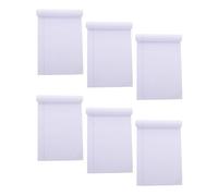COHEALI 6 Books Legal Size Lined Note Pads 30 Wide-ruled Sheets Each, White Paper Notebooks Featuring User-friendly Design for Office and Home Study Areas, for Professionals and Students