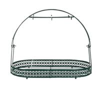 COHEALI 6 Hooks Wrought Iron Coffee Mug Cup Holder Rack Tea Set Stand 15.72x8.45x12.58 in European Classic Style Firm Welding Stable When Hand-held Kitchen Organizer