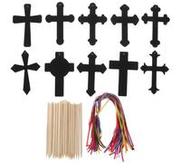 COHEALI 60pcs Easter Cross Scratch Craft Kit DIY Scratch Paper Art for Party Favors Creative Easter Decoration and Bookmark Supplies