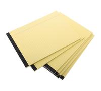 COHEALI 6pcs A4 Yellow Legal Notepads with Lined Pages and Sectioned Layout, Wood Pulp Paper Notebooks for School and Office Use, College Ruled Writing Pads for Students and Professionals