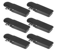 COHEALI 6pcs Black Iron Cash Drawer Clips Replacement Money Clips Portable and Easy to Install Cash Tray Insert for Businesses and Drawer Organisation