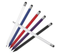 COHEALI 6pcs Capacitive Stylus Touch Screen Tools Tablet Stylus Pencil Shape Lightweight Plastic with Screen Cleanliness Solution Unique Design Stylish for Writing and Drawing