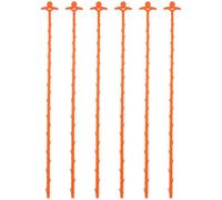 COHEALI 6pcs Flexible Plastic Drain Cleaning Tool Set for Bathroom and Hard to Access Places, Soft Pipeline Dredge Hooks for Hair Removal and Sink Clog Unblocking Random Color