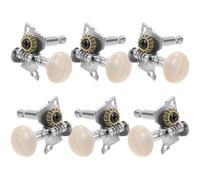 COHEALI 6pcs Metal Guitar Pegs Tuning Keys for Acoustic Guitar Lightweight Abs and Steel Material Sound and Fix Strings for Performing and Practicing