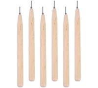 COHEALI 6pcs Paper Bead Roller Tool Slotted Tip, Wooden and Stainless Steel Quilling Pen Tools for Crafts Quilling and Origami, Suitable for Crafting Paper and Art Projects
