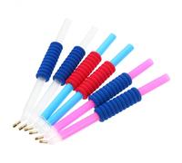 COHEALI 6pcs Rhinestone Art Tools Set with Comfortable Grip and Plastic Material for Cross Stitch and Embroidery, Reduces Wrist Pressure, Creative Point Drill Pens