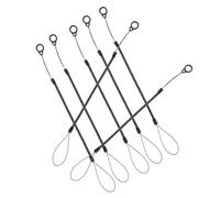 COHEALI 7pcs Elastic Stylus Pen Tether Lanyards with 8mm Silicone Rings for Clipboard and Stylus, Universal Compatibility, Compact Design for Office and Classroom Use, Anti-lost Pen Leash