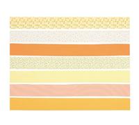 COHEALI 7pcs Floral Cotton Fabric Strips DIY Cloth Fabrics for Sewing and Quilting Delicate Pattern Multi-Functional Scrapbooking Material