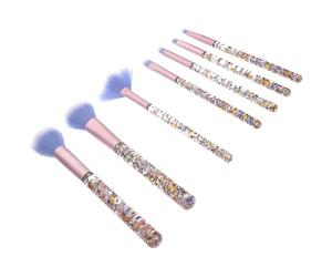 COHEALI 7pcs Makeup Brush Set Makeup Eyeshadow Brushes Nylon Metal Plastic Materials Easy to Carry Not Easy to Break Lightweight Design on The Go