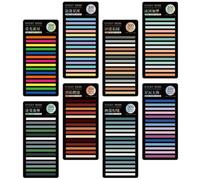COHEALI 8 Sheets Reusable Sticky Tabs for Books and Notebooks Made of Pet Material, Sturdy and Lasting Adhesive Reading Strips, for Teachers during Reading Sessions