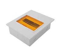 COHEALI 8-Way Indoor Distribution Box with Window, Metal Power Distribution Enclosure for Circuit Breaker Protection, Electrical Junction Box Suitable for Wall Mounting and Project Use