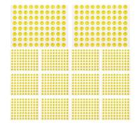 COHEALI 800pcs Grounding Stickers for Electrical Safety High Durability and Coated Paper Material, Circular-shaped Warning Signs for Large-scale and Electrical Power Operations