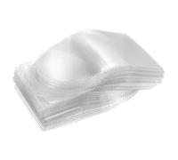 COHEALI 80pcs PVC Coin Protective Pouches 5.5x5.2 3.8cm Coin Sleeve Holders for Numismatic Collectors Currency Storage and Display