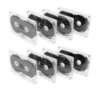 COHEALI 8pcs 60-Minute Blank Audio Cassette Tapes for Speech Music Recording Portable Recording Tape for Voice Interviews Language Learning