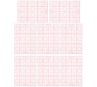 COHEALI 8pcs Bathroom Shower Drainage Mat Cage Foot Cushions Prevents Scratching Protects Pet's Legs and Feet Plastic with Holes Design for Pet and Hamster Use in Pet Cages