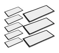 COHEALI 8pcs Magnetic Refrigerator Memo Pads with Full Magnet Back and Smooth Writing Surface, Offset Paper Notepads with 50 Lined Sheets Per Book, Shopping List Note Pads for Fridge Use