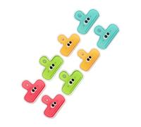 COHEALI 8pcs Plastic Paper Clips for Organizing Documents and Paper Extra Strong Hold, Assorted Colour Clips for Hanging on The Door Or Blackboard in Office Or School Random Color