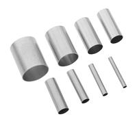 COHEALI 8pcs Stainless Steel Round Hollow Punch Cutters for Clay and Pottery, Nonstick Surface, Resist Bending, for Baking and Crafting