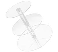 COHEALI Acrylic Multi-layered Cake Stand with Wear-resistant Design, Desktop Decoration for Desserts and Snacks, Fruit Tier Tray Display for Parties and Home Use