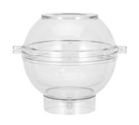 COHEALI Acrylic Sphere Candle Mold for DIY Candle Making with Effortless Release and Split Ball Mold Design Modern Geometric for Party and Table Centerpiece Crafts