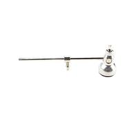 COHEALI Adjustable Metal Bass Drum Pedal Hammer Concise Classic Design for Drum Kit with Fast Response and Sturdy Reliable Construction, Silver Colour Suitable for Students