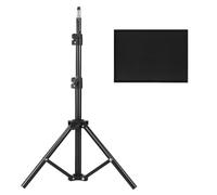 COHEALI Adjustable Projector Stand Tripod with Heavy-Duty Iron Frame and Anti-Slip Tray Portable Projector Holder for Laptop Support in Home Cinema and Office