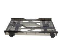 COHEALI Adjustable Rolling Computer Stand with 360° Rotating Wheels and PC Material, Enhances Air Circulation with Hollow Bottom Design, Suitable for Use a Computer Desk or Printer