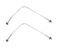 COHEALI Air Compressor Exhaust Pipe Replacement Tubing Aluminum 2pcs with Thread 16mm, Precision Fit and Vibration Reduction for Automotive Repair and Industrial Production