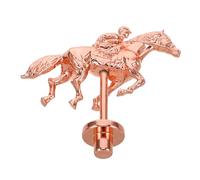 COHEALI Alloy Horse Racing Game Piece Replacement for Board Game Tokens | Metal Figurine for Lost Pieces, Completes Tabletop Sets, Suitable for Horse Racing Boards and Family Gaming
