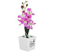 COHEALI Artificial Decoration Bonsai Orchid Moth for Desktop Living Room