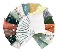 COHEALI Assorted Colour Cash Budget Envelopes with Budget Sheets Reusable PVC and Paper Envelopes to Help Control Finances for Personal Or on The Go