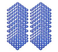 COHEALI Battery Safety Warning Stickers Keep Away Labels 1000pcs Blue with Hazard Alert Copper Plate Material for Childproof Safety and Avoid Battery Touch