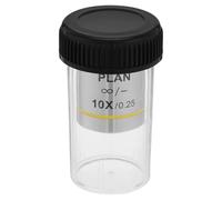 COHEALI Biological Microscope Objective Lens Replacement with Precision Design and Enhanced Contrast, Copper Material Silver Lens for Detailed Observations and Analysis