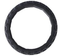 COHEALI Black Silicone Sports Finger Ring Scratch-resistant Comfortable to Wear Wedding Band Alternative for Work with Hands Firemen and Gymnasts