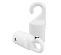 COHEALI Blind Replacement Hooks Simple and Generous Style Plastic for Curtain 2pcs White and Blind Wand Tips, Easy to Store, Tasteless Window Treatment Hardware Accessories