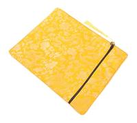 COHEALI Buddhist Zen Book Wrap Cloth Book Storage Pouch Envelope Yellow Silk Fabric with Spacious Interior and Protective Design for Daily Use of Writing Instruments and Scriptures
