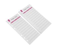 COHEALI Budget Planner Refills and Easy-to-write Paper A6 6-hole Punched 12pcs Compact Size with Practical Budget Sheets Can Be Put in Bag for Personal Monthly Plan
