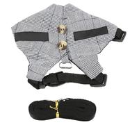 COHEALI Bunny Harness and Leash Set Small Pet Costume Unique Design Breathable Material No Strain on Neck Adjustable Polyester Cotton for Going on Trips and Getting More Exercise