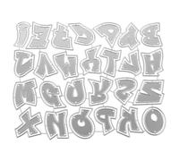 COHEALI Capital Letter Embossing Kit Metal Dies for Paper Crafting, Carbon Steel Stencils Cutting Dies for Scrapbooking, DIY Embosser Stamp Template for Cards and Bookmarks