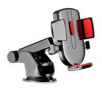 COHEALI Car-mounted Suction Cup Bracket Holder for Car Stably Support Not Sight Abs Silicone Pads Red