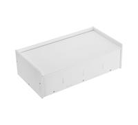 COHEALI Cash and Bill Box Compartment Money Holder Organizer Paper Currency Storage Box for Change Banknotes Receipts for Home Office Use
