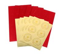 COHEALI Certificate Award Seal Stickers Embossed Seals European-style Elegant Design Versatile Use Encourages Learning Graduation Ceremonies