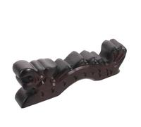 COHEALI Chinese Style Calligraphy Brush Holder Dragon Shape Black Wood Brush Stand Rest for Artists and Students and Versatile Support for Studio Or Home Decoration