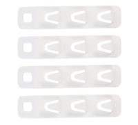 COHEALI Clothes Hanger Connector Hooks Space Saving 4pcs Non-Slip Design Abs Plastic and Wardrobe Organiser for Home and Travel Use