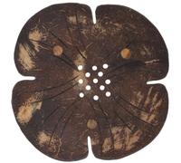 COHEALI Coconut Shell Soap Dish Bar Shampoo Holder Coffee Petal Style Fashionable Design Prevents Soap Melting for Home Decoration
