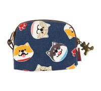 COHEALI Coin Purse and Sturdy Design Mini Wallet Vintage Japanese Style Canvas with Animal Pattern Adorable Change Purse with Small Article Storage for Travel and Vacations