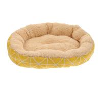COHEALI Comfortable Pet Nest Sleeping Mat for Cats and Dogs Lightweight Wear-resistant Cloth Bed Suitable for Daily Use and Resting in Winter Yellow Comfortable Pet Pad