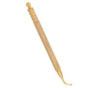 COHEALI Copper Auricular Acupuncture Massager Pen with Curving Head, Non-Slip Handle for Ear and Shoulder Reflexology Tools