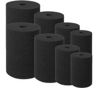 COHEALI Cup Turner Sponge Inserts Cylinder Sponge for Resin Tumbler Turners Elastic Durable Soft Inserts for Rotary Cup Holders 4.72X3.54X3.54In 8 Pack